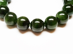 Armbånd med grøn jade billed 2