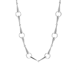 Bidsel halskæde i sølv billede 2