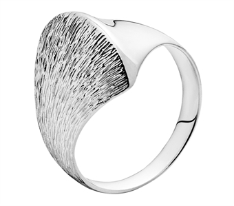 Bølge ring i sølv