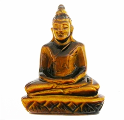 Buddha i tigerøje sten