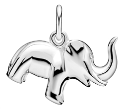 Elefant smykke i sølv