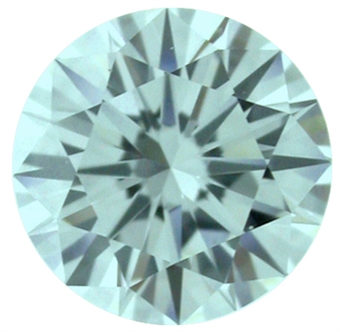 Farvede turkise diamanter