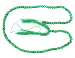 Grøn onyx perle streng billede 2