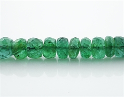 Grøn smaragd perle kæde