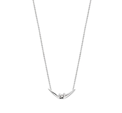 Halskæde med diamant vedhæng billede 2