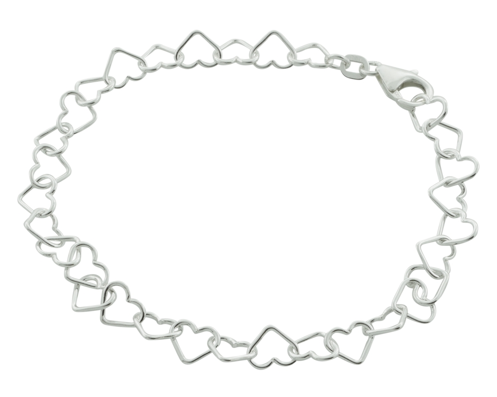 gennemførlig onsdag Afvigelse Køb hjerte armbånd i sølv her - Smykkebutikken