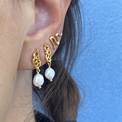HOLLY øreringe med perle billede 2