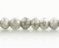 Hvide diamant perler