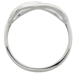 Infinity sølv ring billed 2