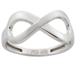 Infinity sølv ring