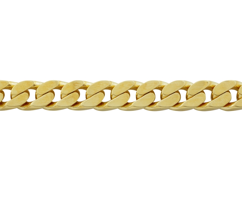 højde Skadelig Ny ankomst Kraftigt panser armbånd i 14 karat guld - Smykkebutikken