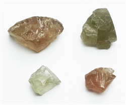 Lyse granat krystaller fra Afrika
