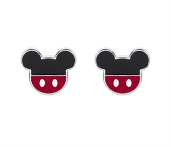 Mickey Mouse øreringe med emalje