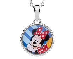 Minnie Mouse sølv vedhæng