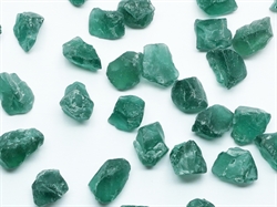 Mørke blå-grønne apatit krystaller billede 2