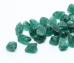 Mørke blå-grønne apatit krystaller billede 3