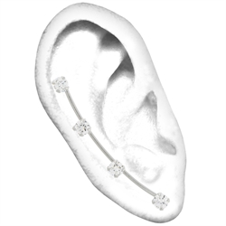 Øreringe op ad øret billede 2