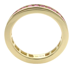 Pink safir ring billed 3