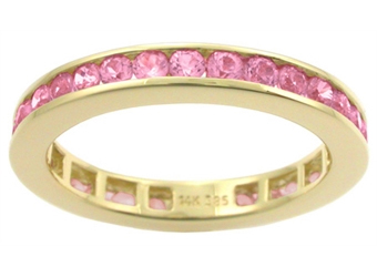 Pink safir ring