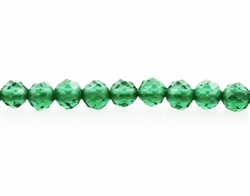 Rund grøn onyx perle kæde