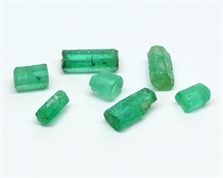 Smaragd krystaller fra Brasilien