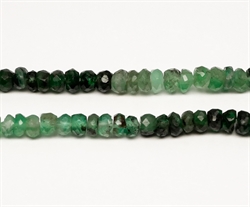 Smaragd perler i gradueret størrelse