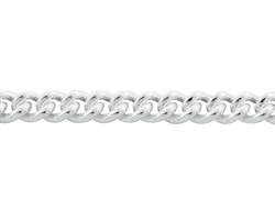 Sølv armbånd kæde billede 3