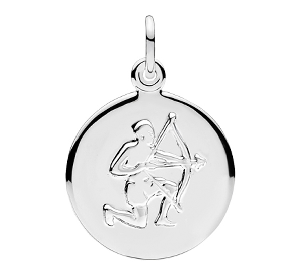 Tog Streng Jet Stjernetegn sølv smykke med skytte - Smykkebutikken