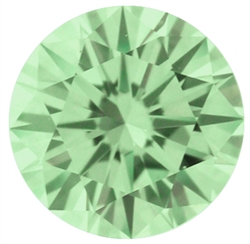 Stor lysegrøn diamant