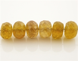 Store gule safir perler